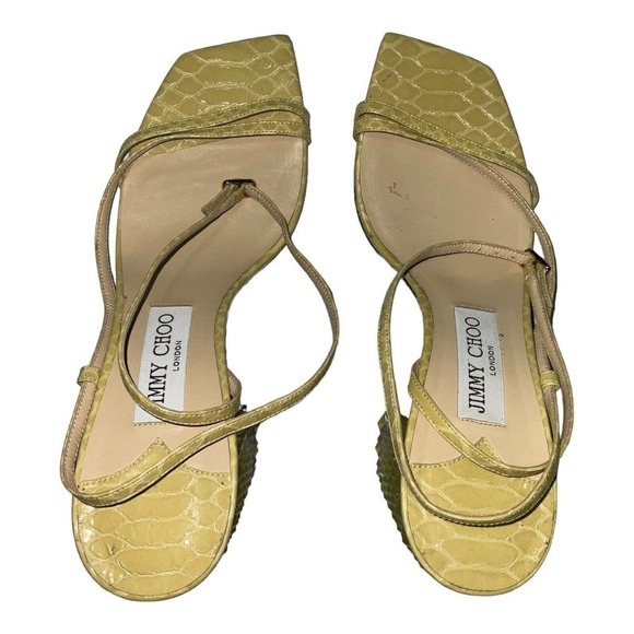 Jimmy Choo Women’s Art Printed Strappy High-Heel Sandals Size 38 - Picture 6 of 12